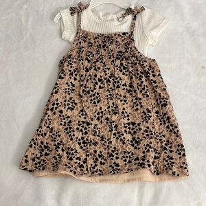 Sincerely Jules Black Heart Pattern Kids Dress